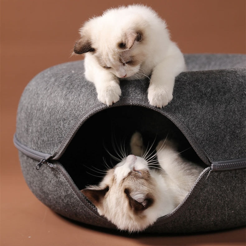 Luxury Cat Tunnel Bed