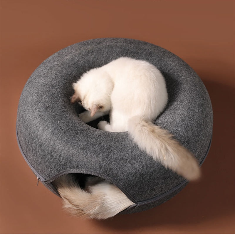 Luxury Cat Tunnel Bed