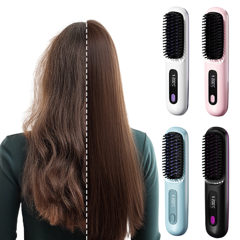 Hair Straightening Brush - Ariov™