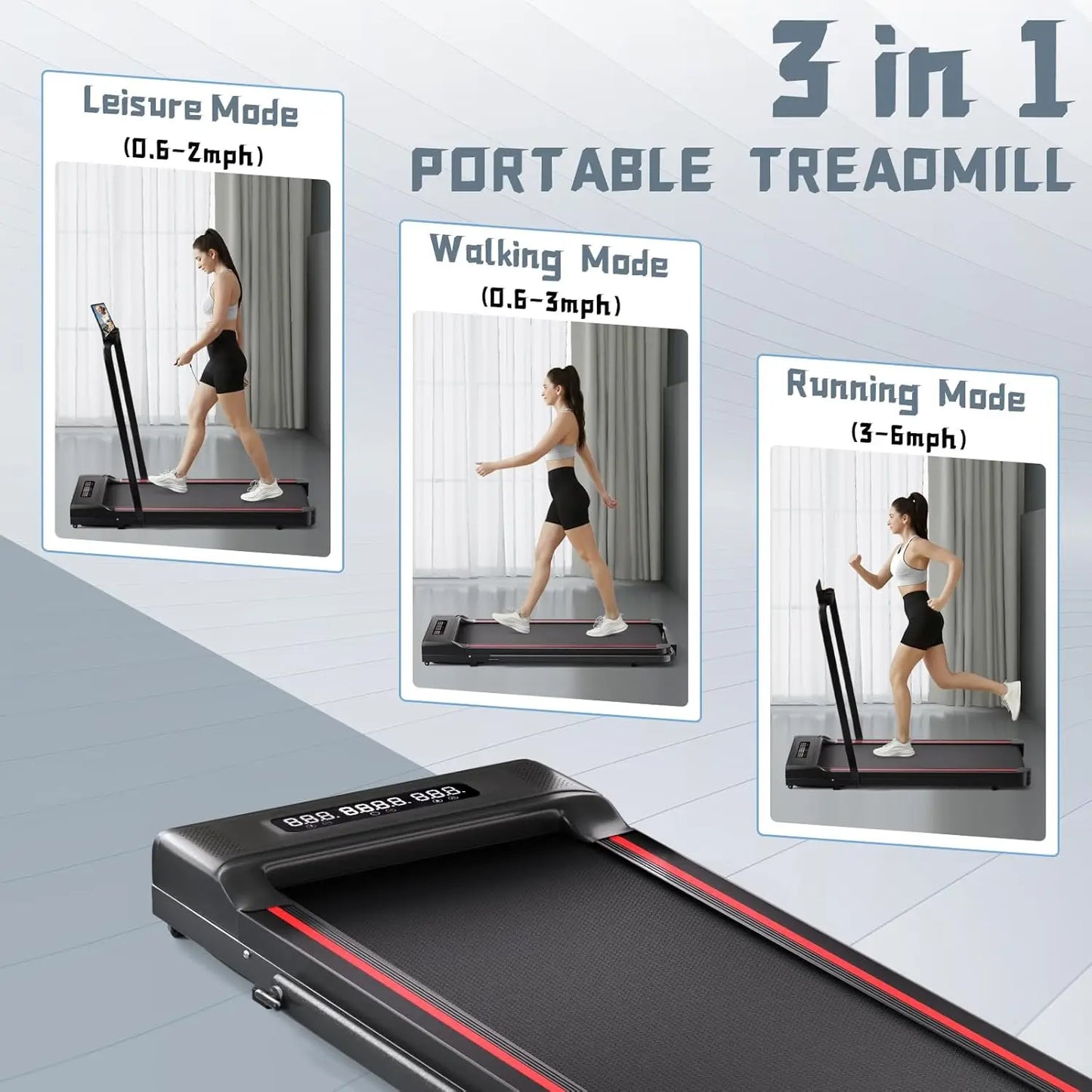 Compact Walking Pad Treadmill