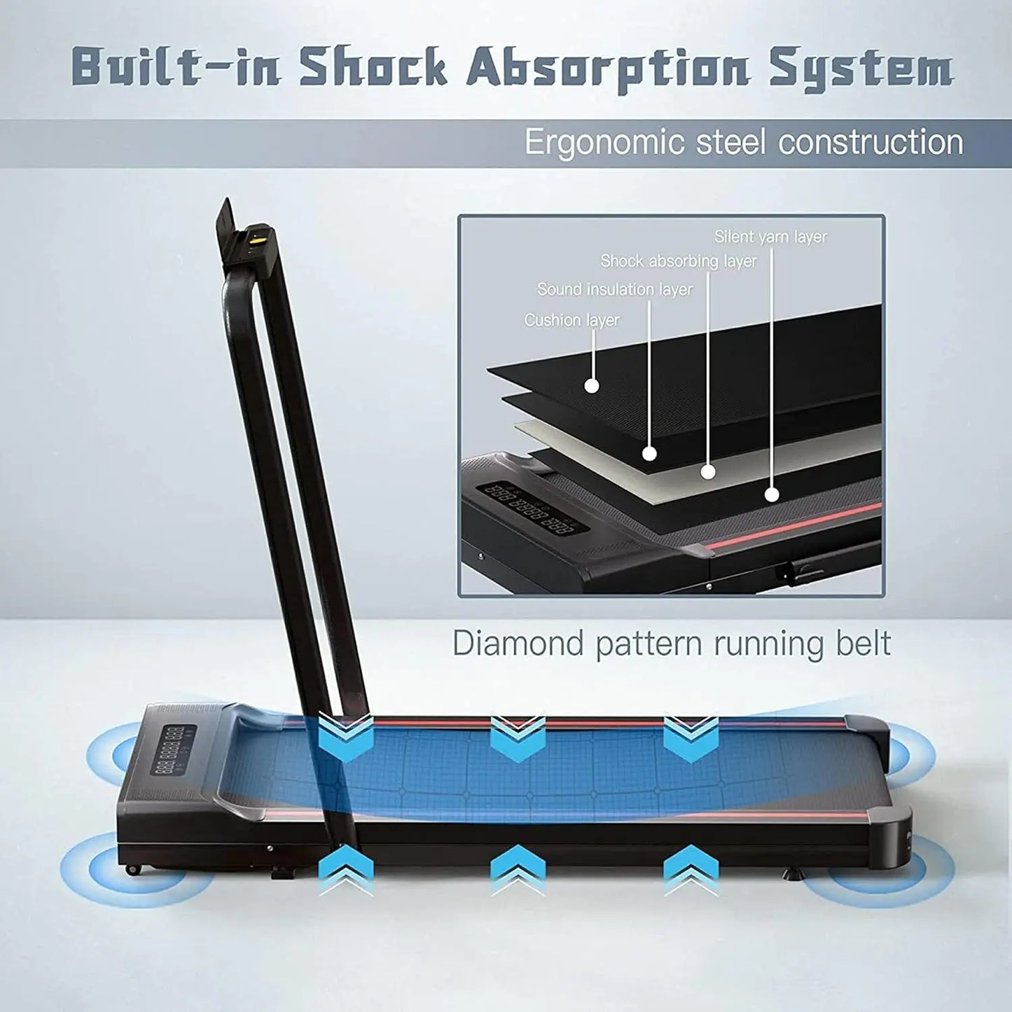 Compact Walking Pad Treadmill