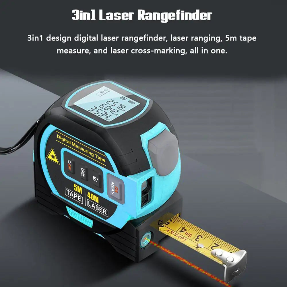 3 In 1 Laser Tape Measure - Ariov™